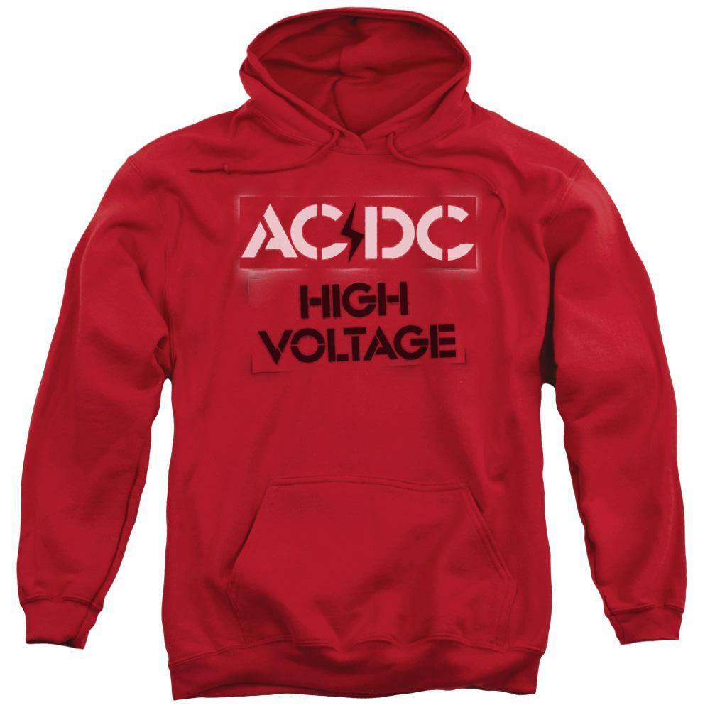 AC/DC High Voltage Stencil Logo Hoodie – Rocker Merch