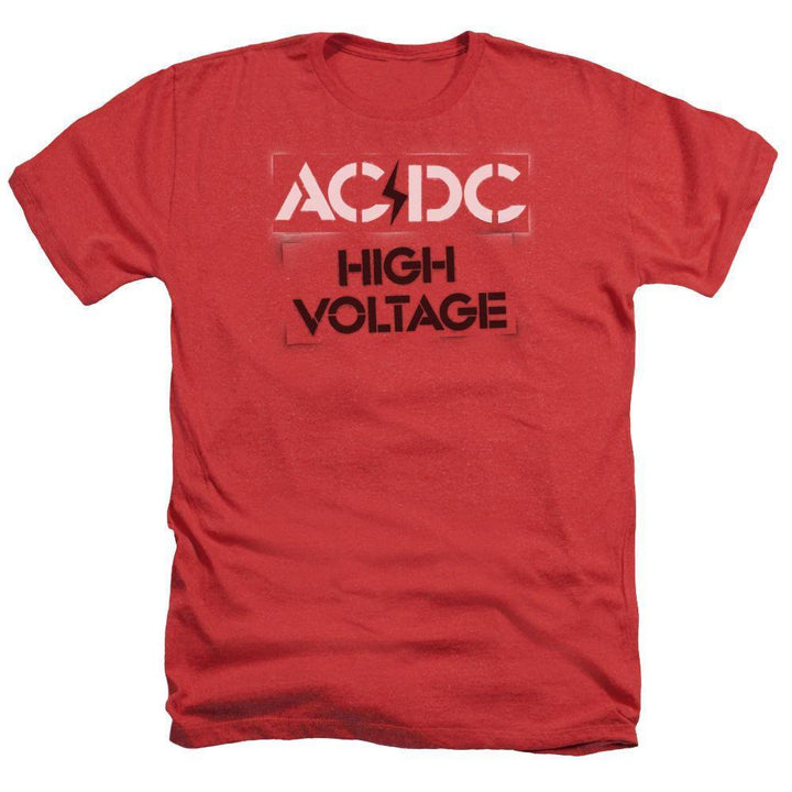AC/DC High Voltage Stencil Logo T-Shirt - Rocker Merch