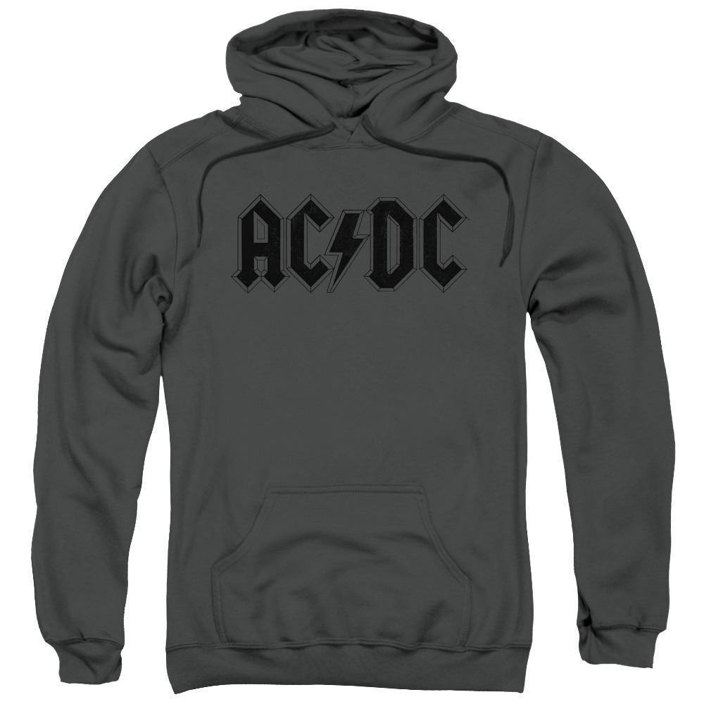AC/DC Worn Logo Hoodie – Rocker Merch