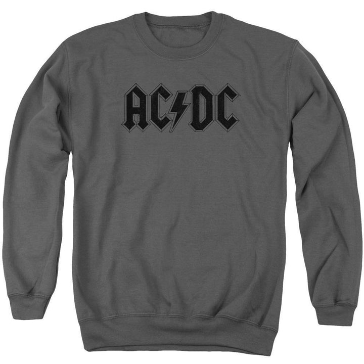 AC/DC Worn Logo Sweatshirt - Rocker Merch