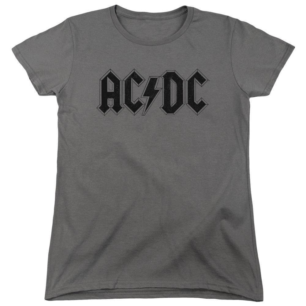 AC/DC Worn Logo Women's T-Shirt – Rocker Merch