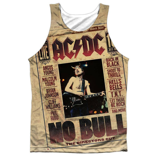 AC/DC No Bull Sublimation Tank Top - Rocker Merch