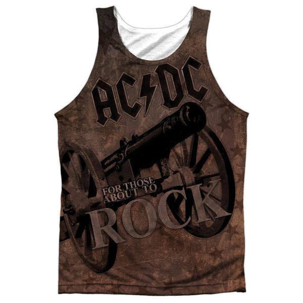 AC/DC We Salute You Cover Sublimation Tank Top - Rocker Merch