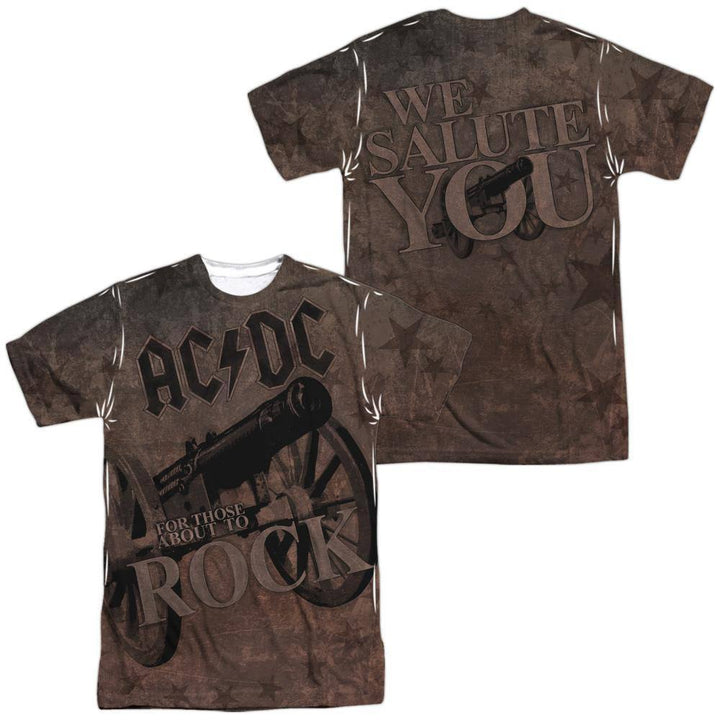 AC/DC We Salute You Cover Sublimation T-Shirt - Rocker Merch