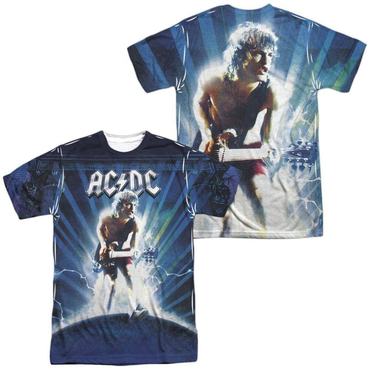 AC/DC Lightning Sublimation T-Shirt – Rocker Merch