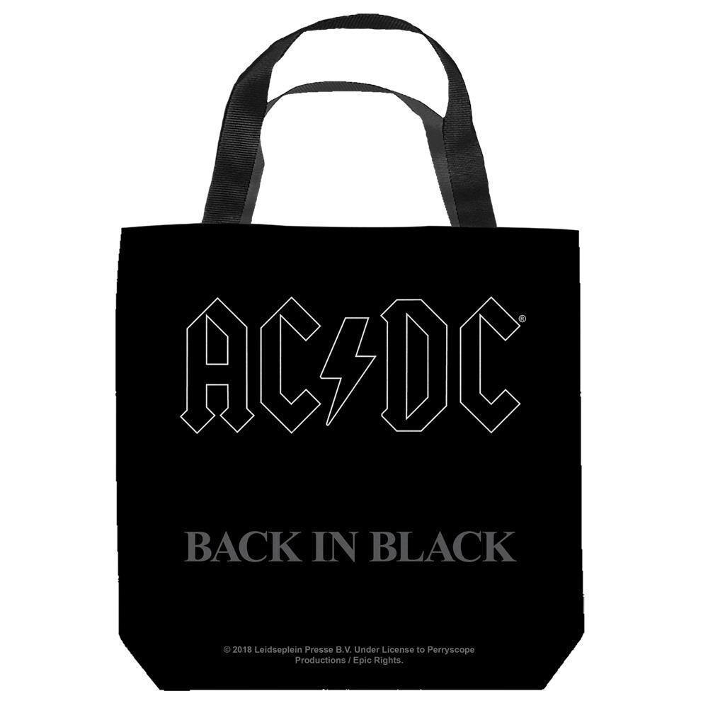 AC/DC Back in Black Cover Tote Bag – Rocker Merch