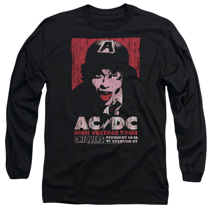 AC/DC High Voltage Live 1975 Long Sleeve T-Shirt - Rocker Merch