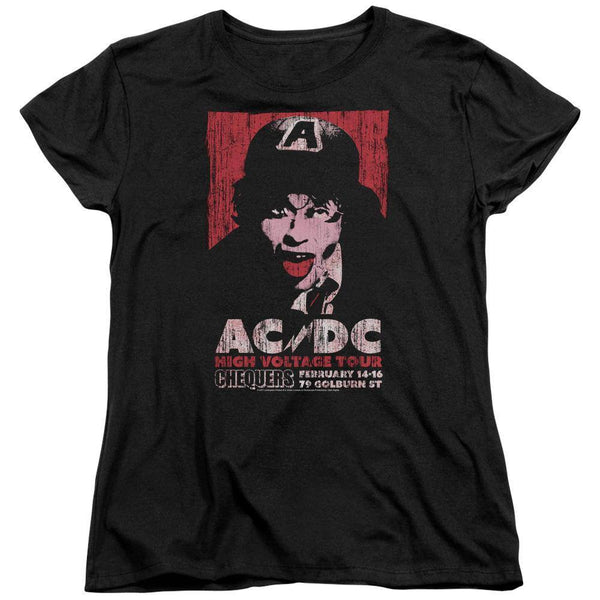 AC/DC High Voltage Live 1975 Women's T-Shirt - Rocker Merch