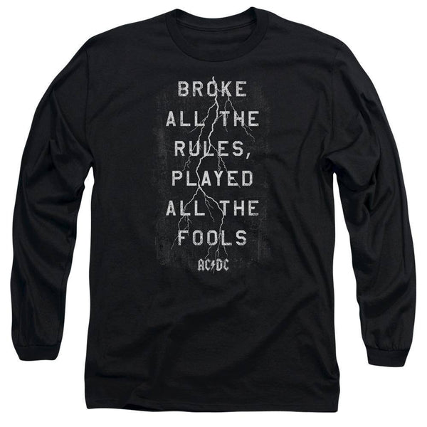AC/DC Broke All The Rules Long Sleeve T-Shirt - Rocker Merch