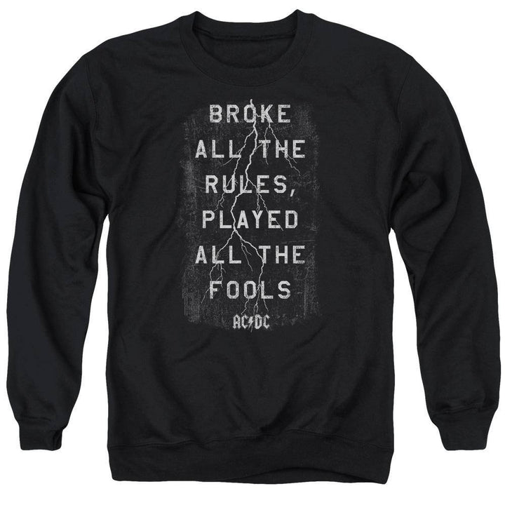 AC/DC Broke All The Rules Sweatshirt - Rocker Merch