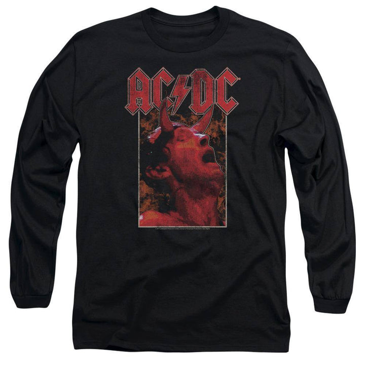 AC/DC Horns Long Sleeve T-Shirt - Rocker Merch