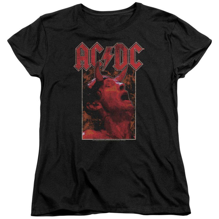AC/DC Horns Women's T-Shirt - Rocker Merch