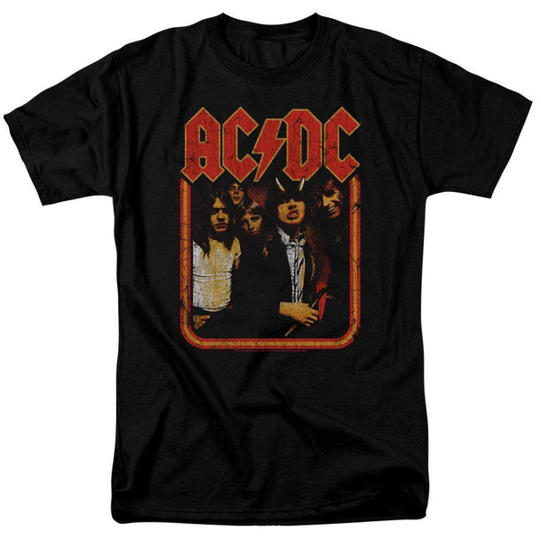 AC/DC Distressed Highway Group T-Shirt - Rocker Merch