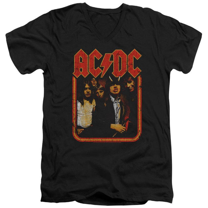 AC/DC Distressed Highway Group T-Shirt - Rocker Merch