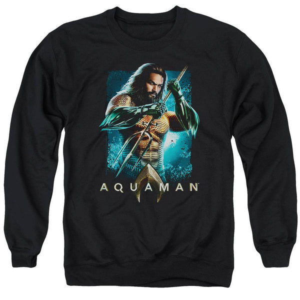 Aquaman Movie Trident Sweatshirt - Rocker Merch