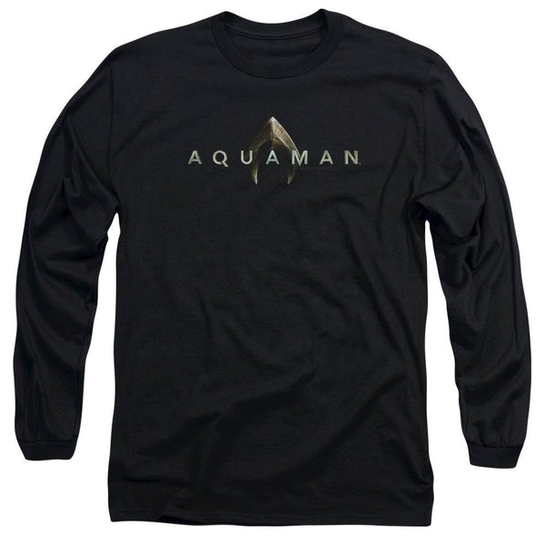 Aquaman Movie Logo Long Sleeve T-Shirt - Rocker Merch