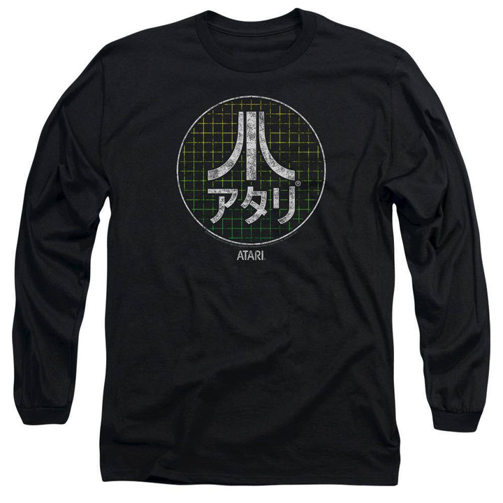 Atari Japanese Grid Long Sleeve T-Shirt - Rocker Merch