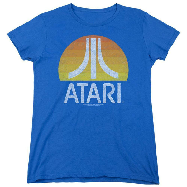 Atari Sunrise Eroded Women's T-Shirt - Rocker Merch