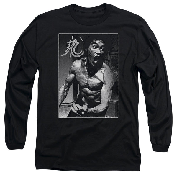 Bruce Lee Focused Rage Long Sleeve T-Shirt