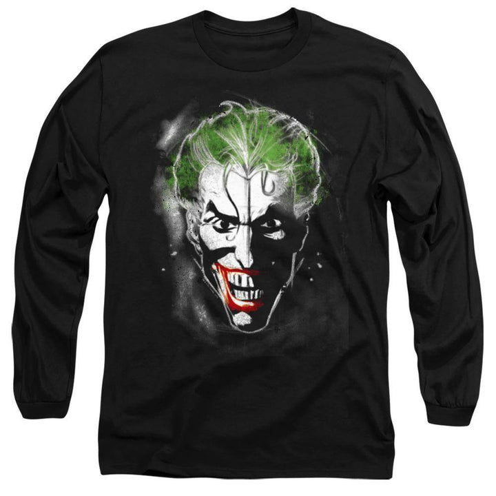 The Joker Face Of Madness Long Sleeve T-Shirt - Rocker Merch™