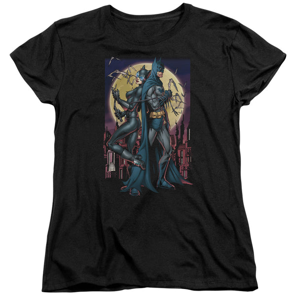 Batman Catwoman Paint The Town Red Women's T-Shirt