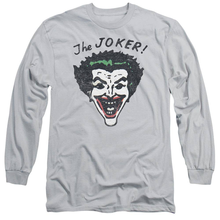The Joker Retro Joker Long Sleeve T-Shirt | Rocker Merch