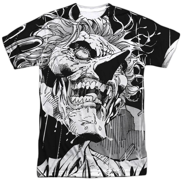 The Joker Joker Crazed Sublimation T-Shirt | Rocker Merch