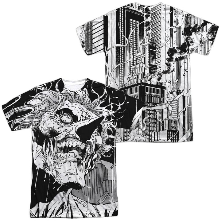 The Joker Joker Crazed Sublimation T-Shirt | Rocker Merch