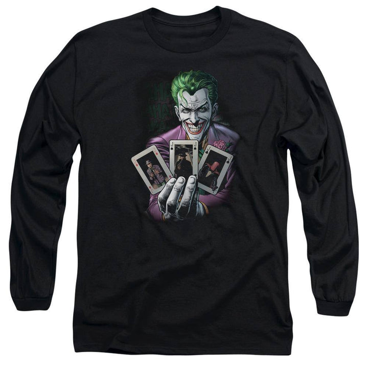 The Joker Three Of A Kind Long Sleeve T-Shirt | Rocker Merch
