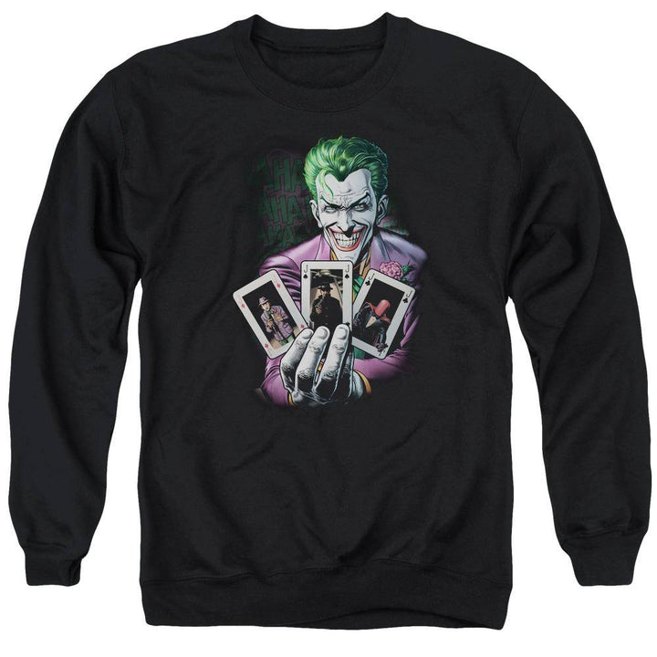 The Joker Three Of A Kind Sweatshirt | Rocker Merch
