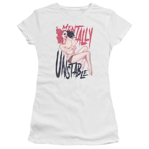 Harley Quinn Unstable Juniors T-Shirt - Rocker Merch