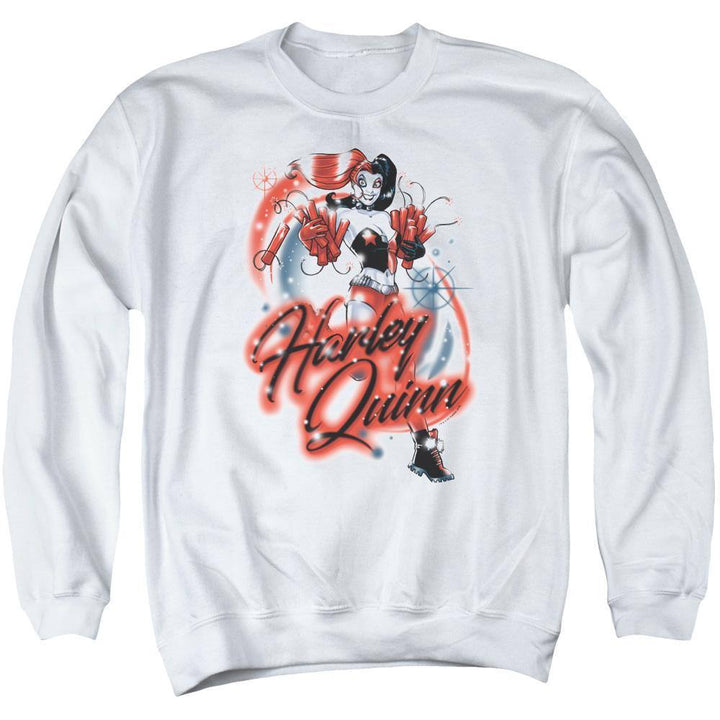 Harley Quinn Harley Airbrush Sweatshirt - Rocker Merch