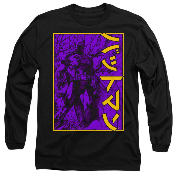 Batman DC Comics Big Framed Kanji Long Sleeve T-Shirt - Rocker Merch™