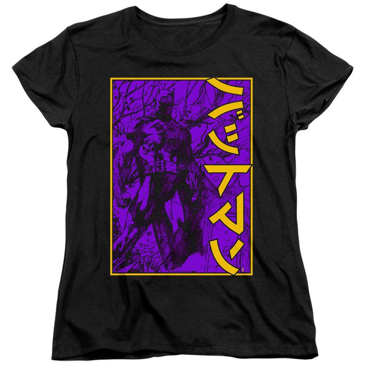 Batman DC Comics Big Framed Kanji Women's T-Shirt - Rocker Merch™