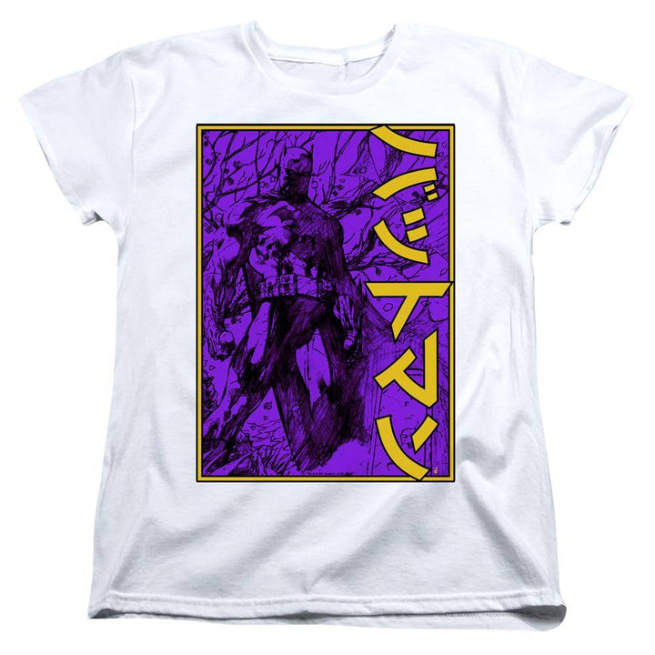 Batman DC Comics Big Framed Kanji Women's T-Shirt - Rocker Merch™