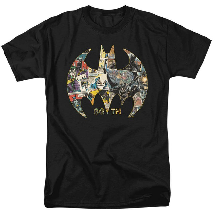 Batman DC Comics 80th Anniversary Shield T-Shirt | Rocker Merch™