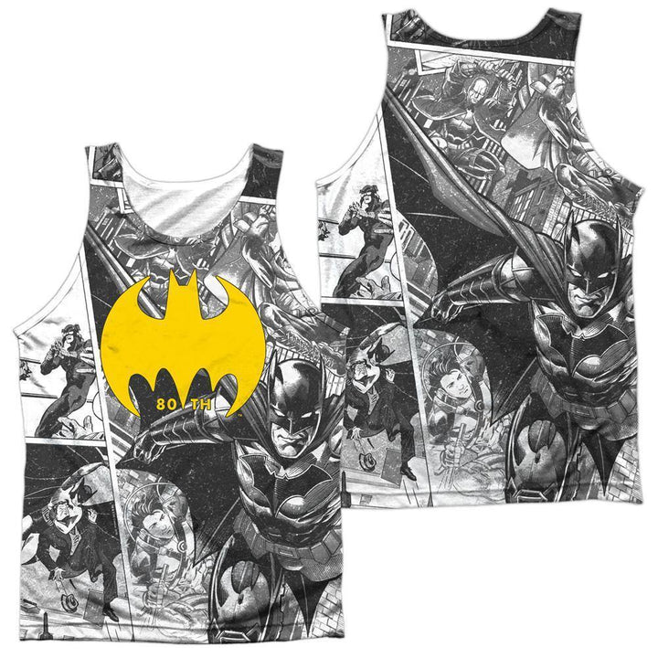 Batman DC Comics 80th Collage Sublimation Tank Top | Rocker Merch™