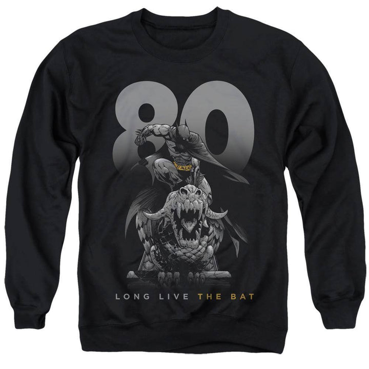 Batman DC Comics 80th Anniversary Big 80 Sweatshirt - Rocker Merch