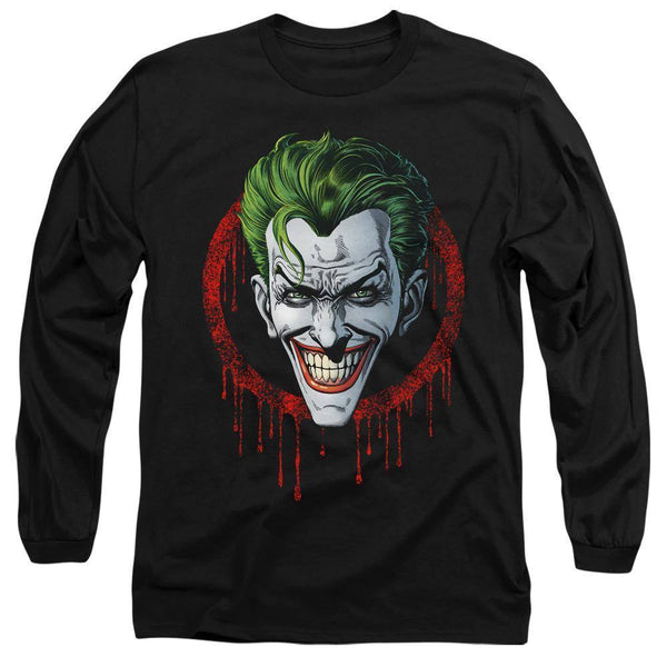 The Joker Joker Drip Long Sleeve T-Shirt - Rocker Merch