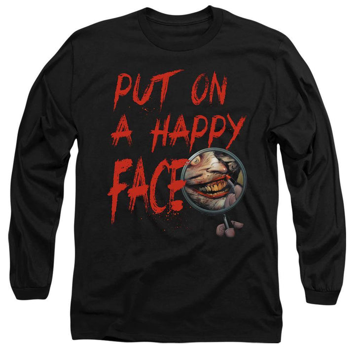 The Joker Happy Face Long Sleeve T-Shirt - Rocker Merch™