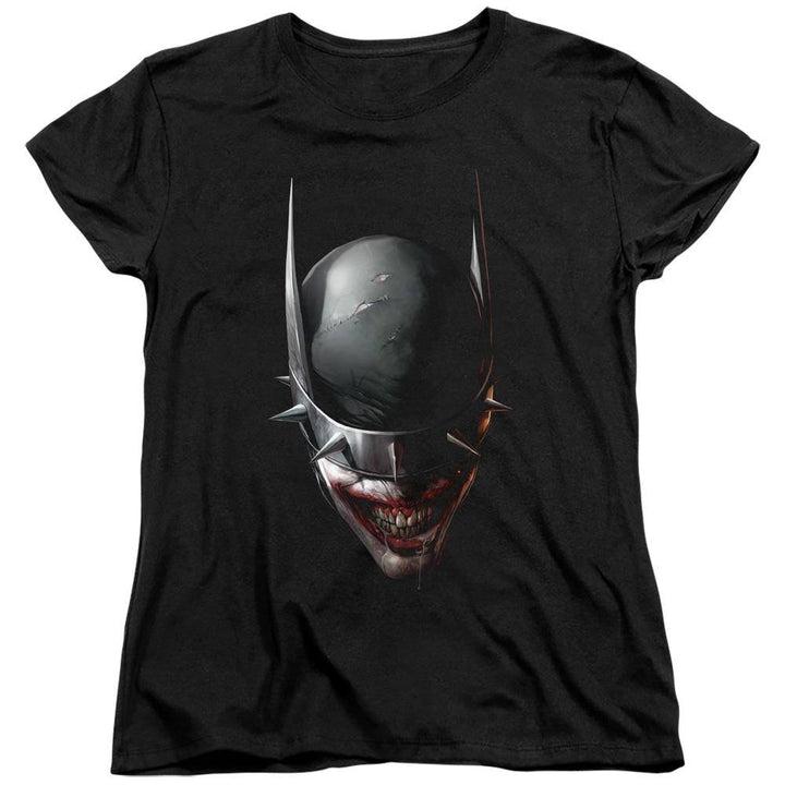 The Joker Portrait Batman Who Laughs Women's T-Shirt | Rocker Merch