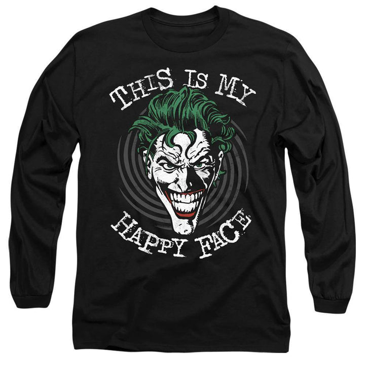 The Joker Maniacal Spiral Long Sleeve T-Shirt - Rocker Merch
