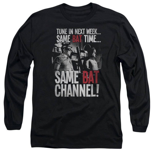 Batman TV Show Bat Channel Long Sleeve T-Shirt - Rocker Merch™