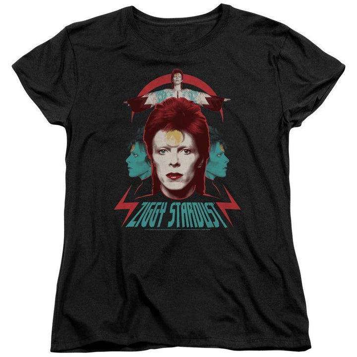 David Bowie Ziggy Heads Women's T-Shirt | Rocker Merch™