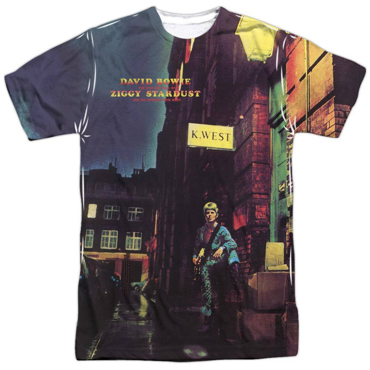 David Bowie Ziggy Stardust Sublimation T-Shirt - Rocker Merch