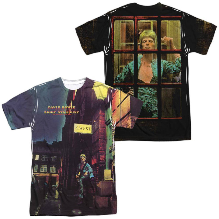 David Bowie Ziggy Stardust Sublimation T-Shirt - Rocker Merch