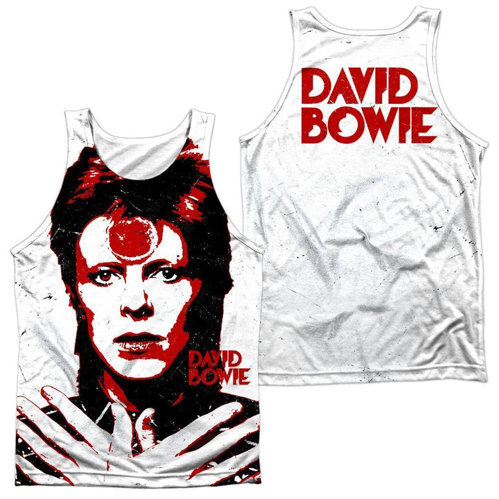 David Bowie Piercing Gaze Sublimation Tank Top | Rocker Merch™