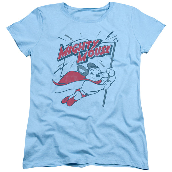 Mighty Mouse Mighty Flag Women's T-Shirt