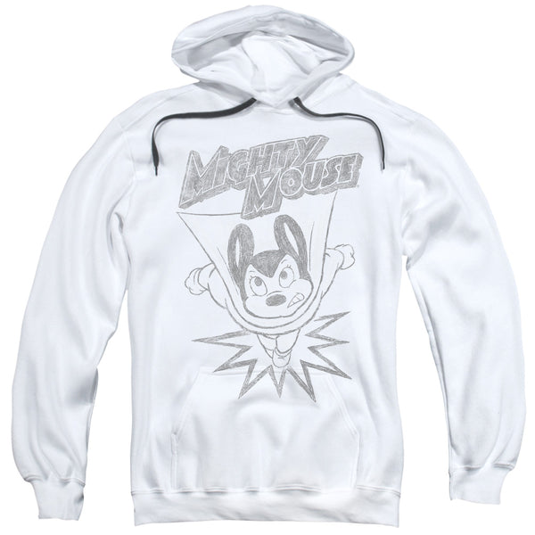 Mighty Mouse Bursting Out Hoodie