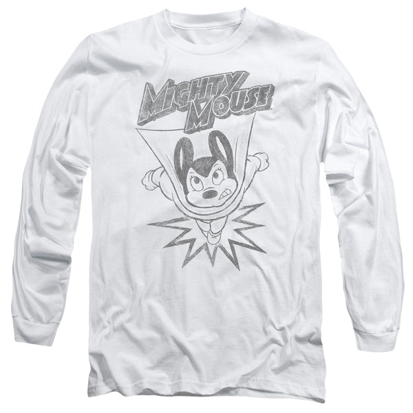 Mighty Mouse Bursting Out Long Sleeve T-Shirt